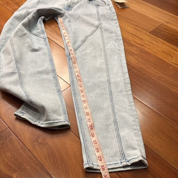 NWT MOTHER Women's High Waisted Pointy Study Nerdy Scatch Jeans size 30 - Picture 15 of 15